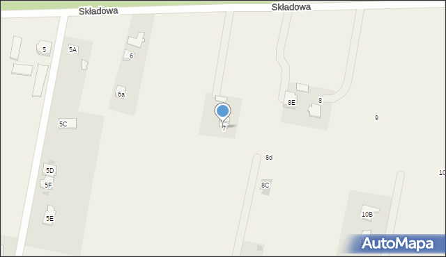 Stare Faszczyce, Składowa, 7, mapa Stare Faszczyce