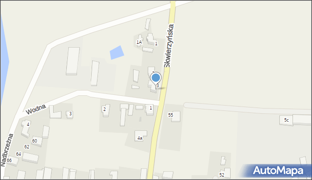 Stare Polichno, Skwierzyńska, 4, mapa Stare Polichno