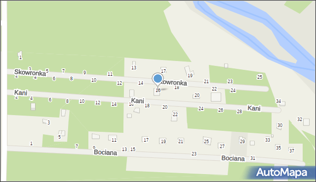 Starowola, Skowronka, 16, mapa Starowola