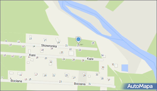 Starowola, Skowronka, 23, mapa Starowola