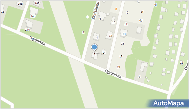 Stefanowo, Skalskiego Stanisława, gen., 2, mapa Stefanowo