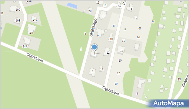 Stefanowo, Skalskiego Stanisława, gen., 4, mapa Stefanowo