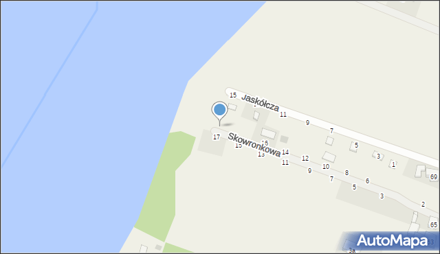 Strykowo, Skowronkowa, 20, mapa Strykowo