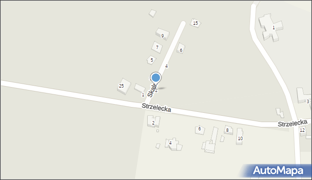 Strzelce Opolskie, Skalna, 2, mapa Strzelce Opolskie
