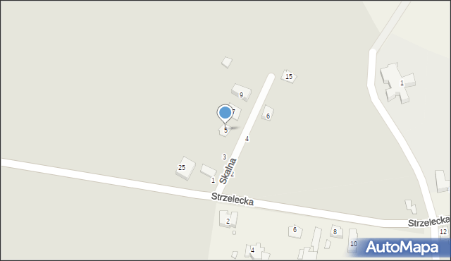 Strzelce Opolskie, Skalna, 5, mapa Strzelce Opolskie