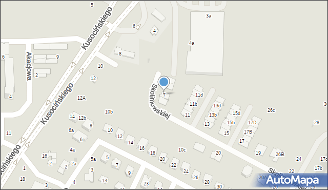 Świdnik, Skolimowskiej Kamili, 7, mapa Świdnika