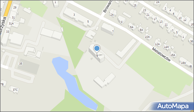 Świebodzice, Skłodowskiej-Curie Marii, 9, mapa Świebodzice