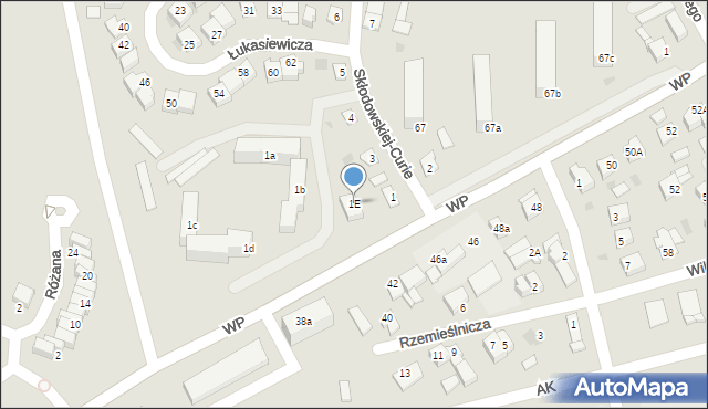 Świecie, Skłodowskiej-Curie Marii, 1E, mapa Świecie