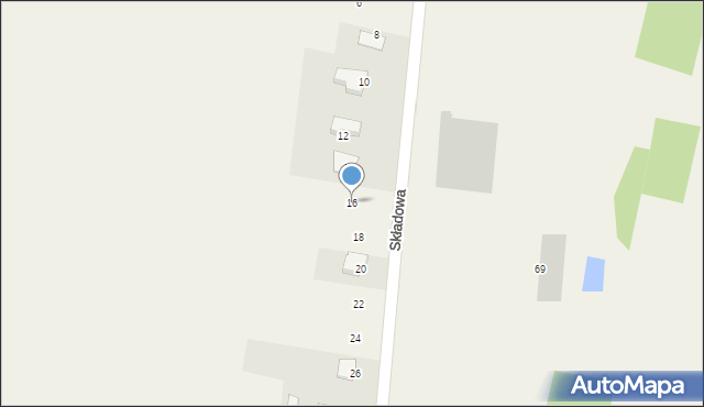 Świerzowa Polska, Składowa, 16, mapa Świerzowa Polska
