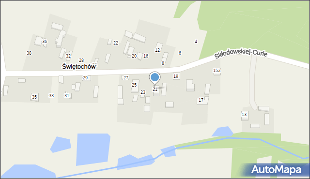 Świętochów, Skłodowskiej-Curie Marii, 21, mapa Świętochów