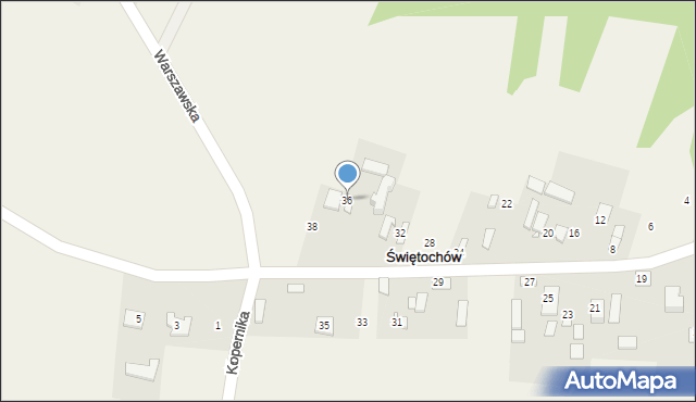 Świętochów, Skłodowskiej-Curie Marii, 36, mapa Świętochów