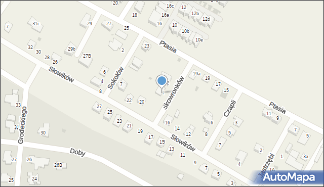 Szałsza, Skowronków, 4, mapa Szałsza