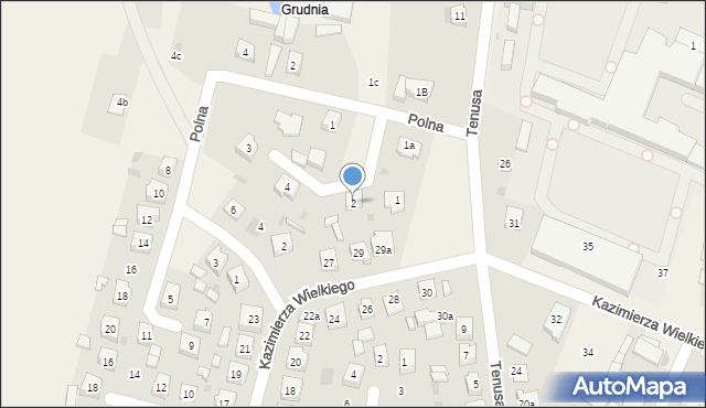 Szczerców, Skryta, 2, mapa Szczerców