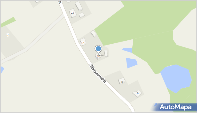 Szczodrowo, Skarszewska, 10, mapa Szczodrowo