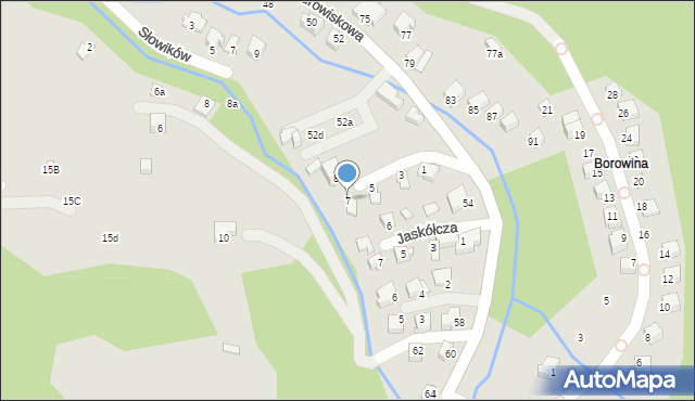 Szczyrk, Skowronków, 7, mapa Szczyrk