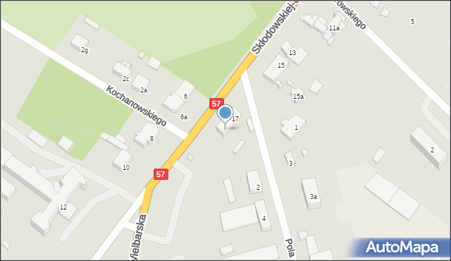 Szczytno, Skłodowskiej-Curie Marii, 19, mapa Szczytno