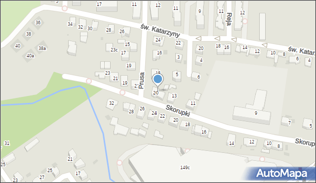 Tarnów, Skorupki Ignacego Jana, ks., 15, mapa Tarnów