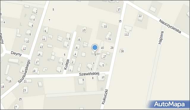 Tarnowiec, Skolimowskiej Kamili, 3, mapa Tarnowiec