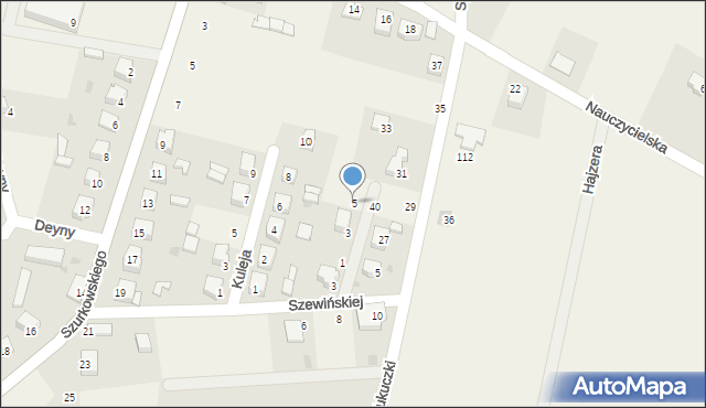 Tarnowiec, Skolimowskiej Kamili, 5, mapa Tarnowiec