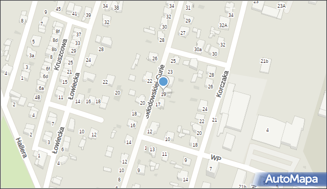 Tarnowskie Góry, Skłodowskiej-Curie Marii, 19, mapa Tarnowskie Góry