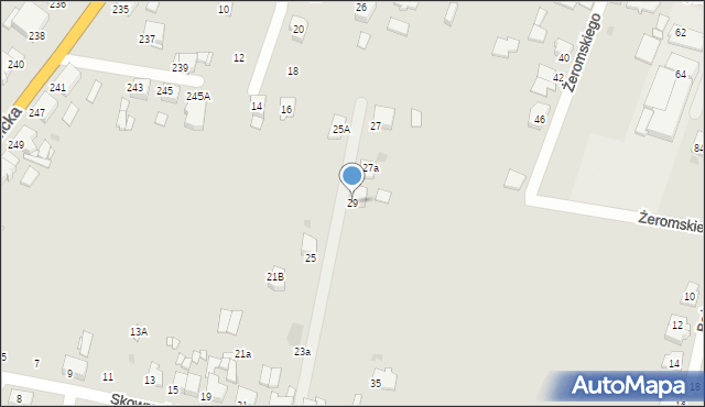 Tarnowskie Góry, Skowronków, 29, mapa Tarnowskie Góry