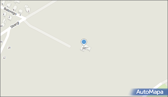 Tarnowskie Góry, Skargi Piotra, ks., 28D, mapa Tarnowskie Góry
