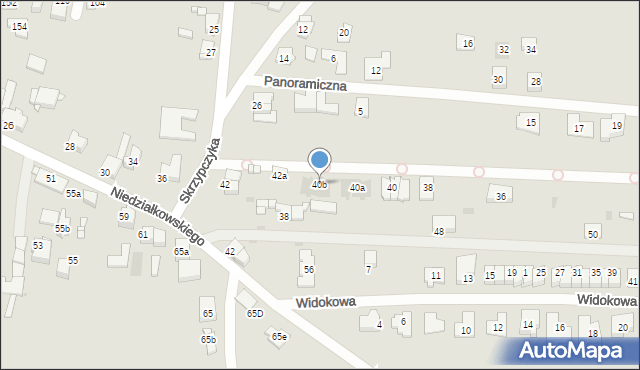 Tarnowskie Góry, Skrzypczyka Juliusza, 40b, mapa Tarnowskie Góry