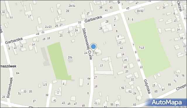 Tomaszów Mazowiecki, Skłodowskiej-Curie Marii, 9/11, mapa Tomaszów Mazowiecki