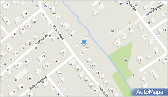 Toruń, Skierniewicka, 44, mapa Torunia