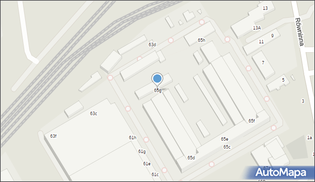 Toruń, Skłodowskiej-Curie Marii, 65g, mapa Torunia