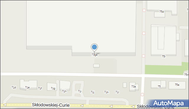 Toruń, Skłodowskiej-Curie Marii, 73ga, mapa Torunia