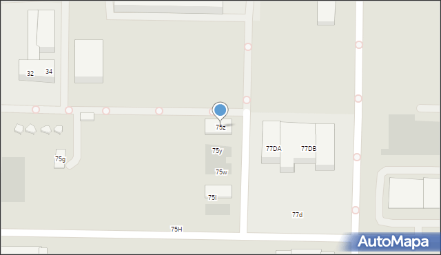 Toruń, Skłodowskiej-Curie Marii, 75z, mapa Torunia