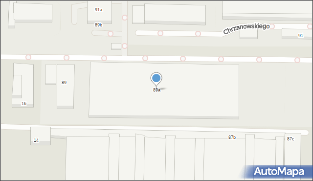 Toruń, Skłodowskiej-Curie Marii, 89a, mapa Torunia