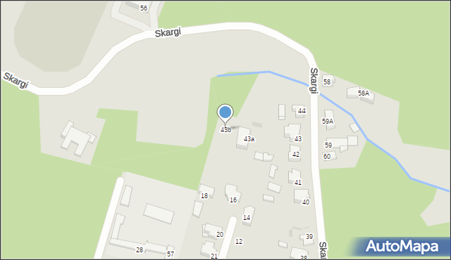 Trzcianka, Skargi Piotra, ks., 43b, mapa Trzcianka