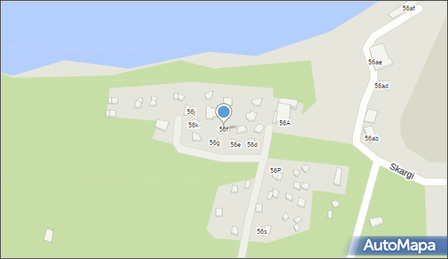 Trzcianka, Skargi Piotra, ks., 56f, mapa Trzcianka