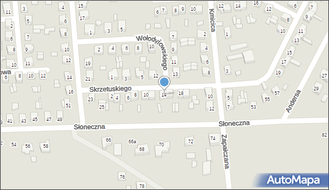 Turek, Skrzetuskiego Jana, 14, mapa Turka