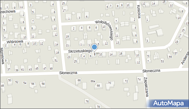 Turek, Skrzetuskiego Jana, 8, mapa Turka