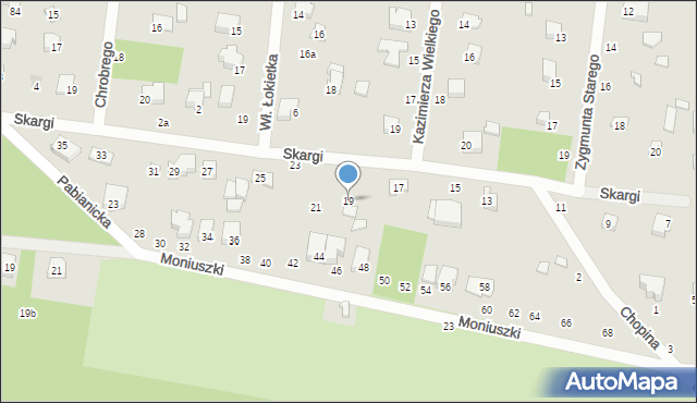 Tuszyn, Skargi Piotra, ks., 19, mapa Tuszyn