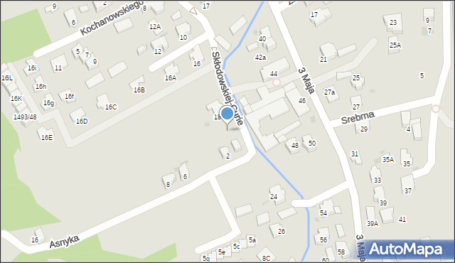 Ustroń, Skłodowskiej-Curie Marii, 20, mapa Ustroń