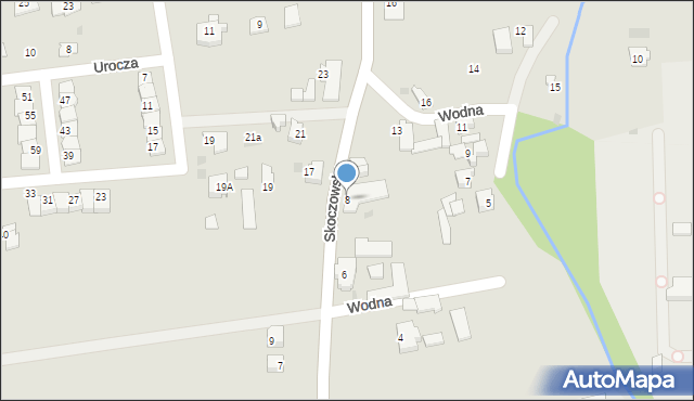 Ustroń, Skoczowska, 8, mapa Ustroń