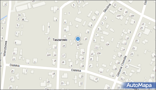 Wągrowiec, Skośna, 12, mapa Wągrowiec