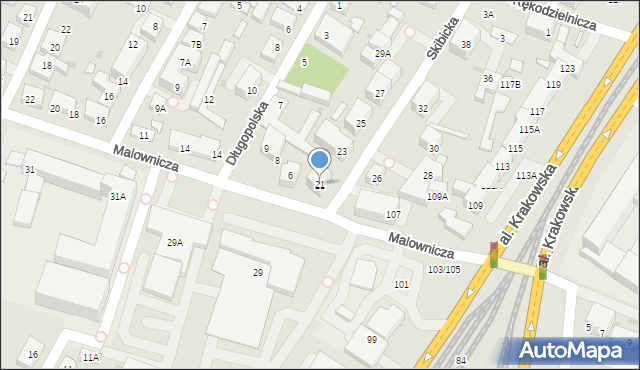 Warszawa, Skibicka, 21, mapa Warszawy