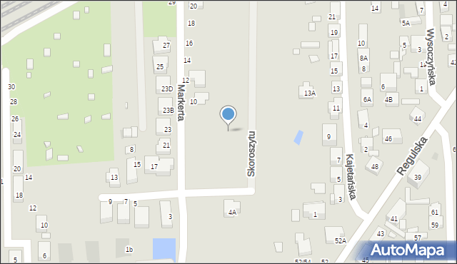 Warszawa, Skoroszytu, 7, mapa Warszawy