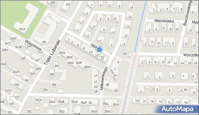 Warszawa, Skalmowskiego Włodzimierza, 20, mapa Warszawy