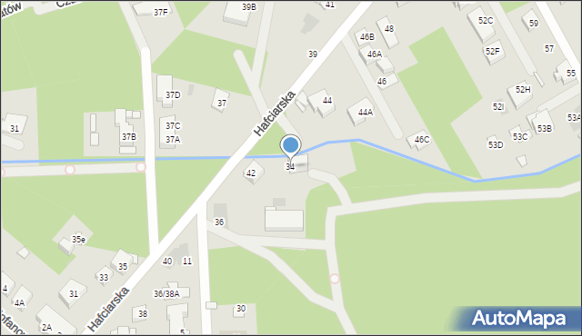 Warszawa, Skowronkowa, 34, mapa Warszawy