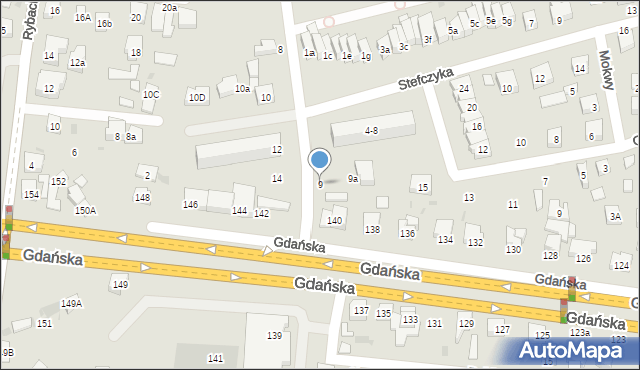 Wejherowo, Skargi Piotra, ks., 9, mapa Wejherowo