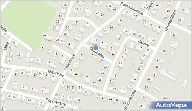 Wieliczka, Skarbnika, 6, mapa Wieliczka