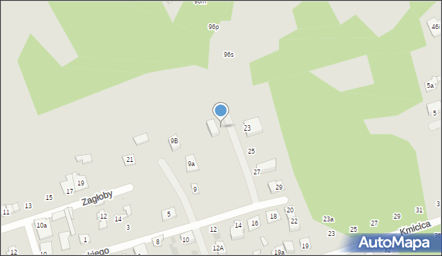 Wołomin, Skrzetuskiego, 17, mapa Wołomin