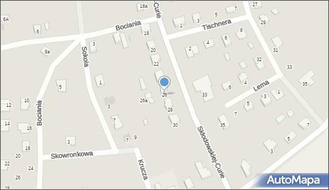 Wołów, Skłodowskiej-Curie Marii, 26, mapa Wołów