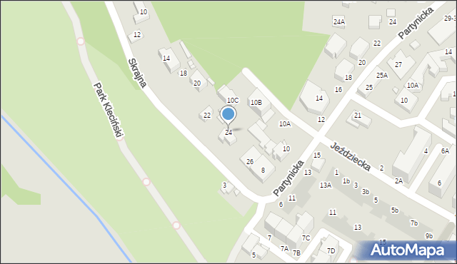 Wrocław, Skrajna, 24, mapa Wrocławia